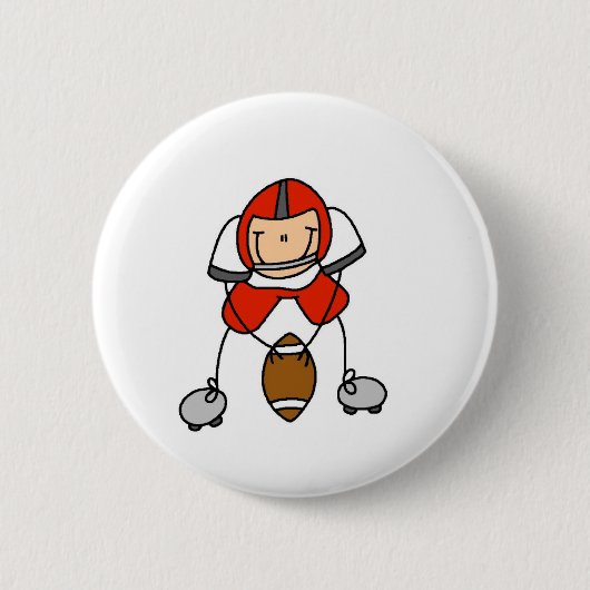 Red Football Player Button (Voorkant)