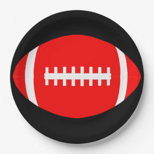 Red Football Team Party of Banquet Sports Papieren Bordje