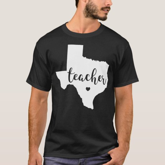 Red for Ed Texas Teacher Public Education Support T-shirt (Voorkant)