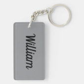 Red Formula Racing Car  Sleutelhanger (achterkant)