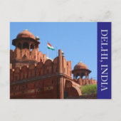 red fort delhi briefkaart (Voorkant)