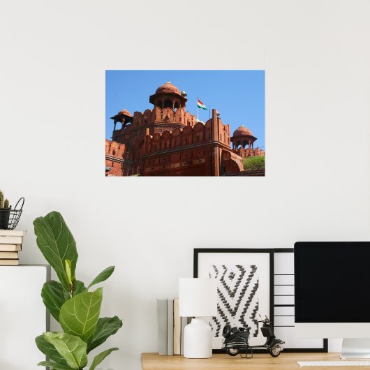 red fort delhi poster (Thuiskantoor)