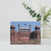 Red Fort, New Delhi, India Briefkaart (Staand voorkant)