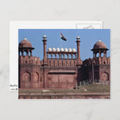 Red Fort, New Delhi, India Briefkaart (Voorkant / Achterkant)
