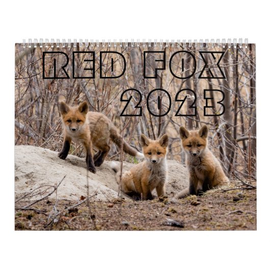 Red Fox 2023 - Agenda Kalender (Hoes)