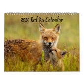 Red Fox 2025 Kalender (Hoes)
