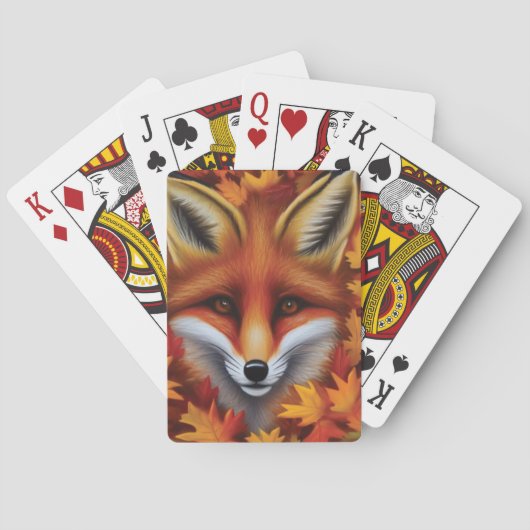 Red Fox-afspeelkaarten Pokerkaarten (Achterkant)
