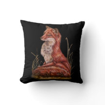 Red Fox Animal Art Tekening