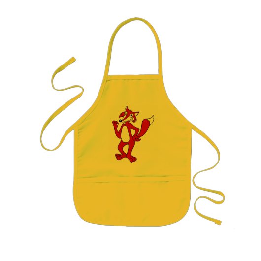 Red Fox Apron Kinder Schort (Voorkant)