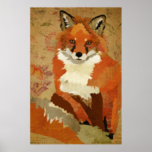 Red Fox  Art Poster