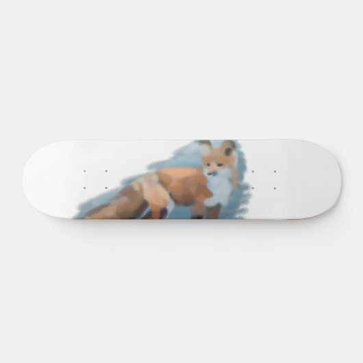 Red Fox Art Skateboarding Persoonlijk Skateboard (Horizontaal)