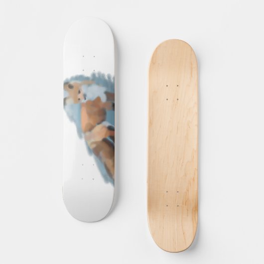 Red Fox Art Skateboarding Persoonlijk Skateboard (Voorkant)
