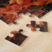Red Fox Autumn Foliage 16x20 Legpuzzel (Zijkant)