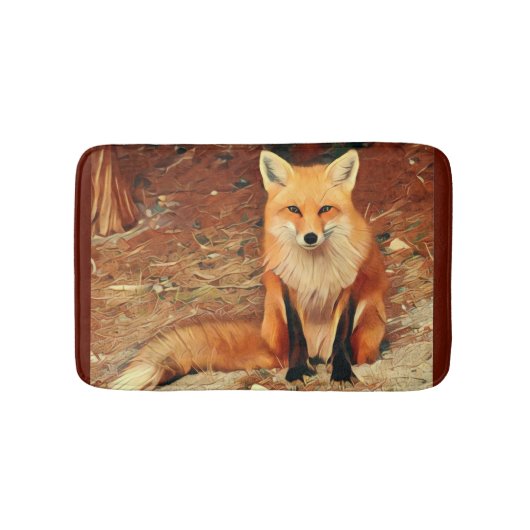 Red Fox Badmat (Voorkant)