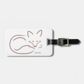 Red Fox Bagagelabel (Voorkant horizontaal)