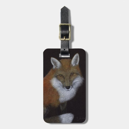 Red Fox Bagagelabel (Voorkant verticaal)
