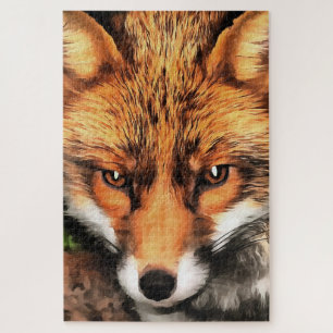 Red Fox Beauful Wildlife Art Legpuzzel