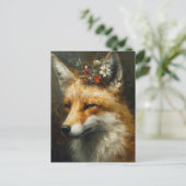 Red Fox Boho Briefkaart (Staand voorkant)