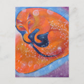 Red Fox. Briefkaart (Voorkant)