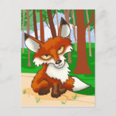 Red Fox Briefkaart (Voorkant)