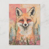 Red Fox Briefkaart (Voorkant)