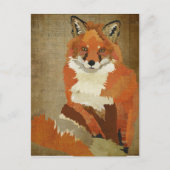 Red Fox  Briefkaart (Voorkant)