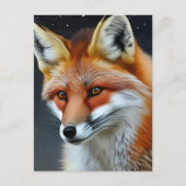 Red Fox Briefkaart (Voorkant)