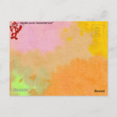 Red Fox Briefkaart (Achterkant)