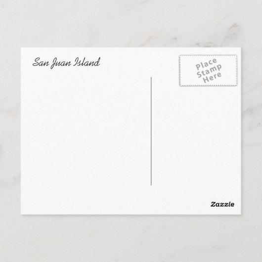 Red Fox Briefkaart (Achterkant)