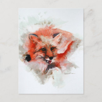 Red Fox Briefkaart