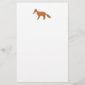Red Fox. Briefpapier (Voorkant)