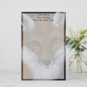 Red Fox Briefpapier (Staand voorkant)