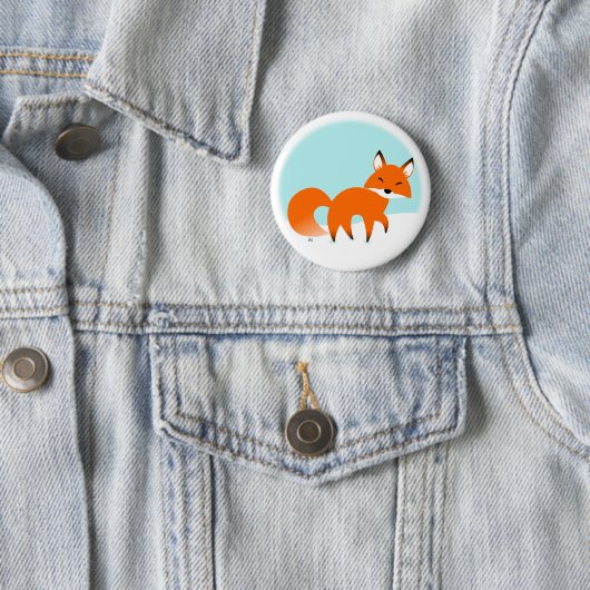 Red Fox Button (In situ)