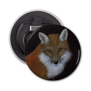 Red Fox Button Flesopener