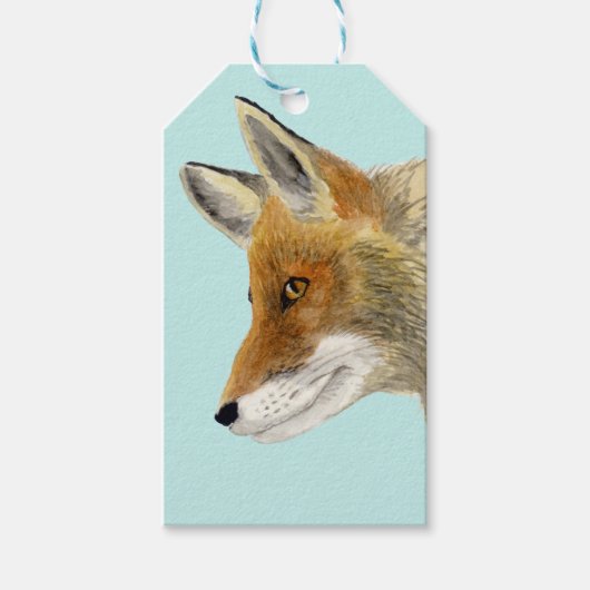 Red Fox Cadeaulabel (Voorkant)