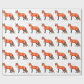 Red Fox Cadeaupapier (Vlak)
