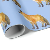 Red Fox Cadeaupapier (Rol Hoek)