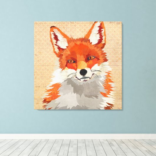 Red Fox Canvas (Insitu (Houten vloer))