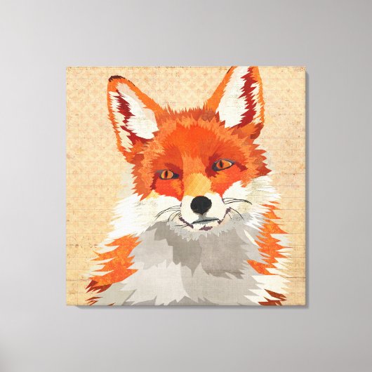 Red Fox Canvas Afdruk (Voorkant)