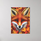 Red Fox Canvas Print (Voorkant)