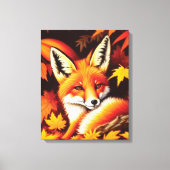 Red Fox Canvas Print (Voorkant)