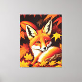 Red Fox Canvas Print (Voorkant)