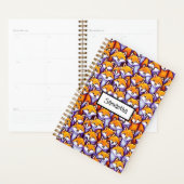Red fox cartoon DIY naam grappig doodle dier Planner (Display)
