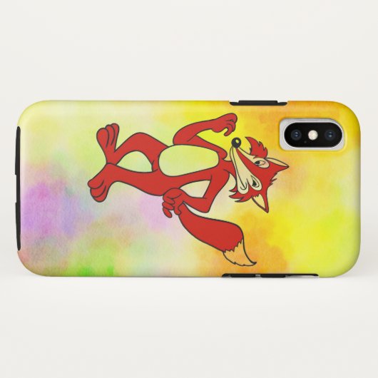 Red Fox Case-Mate iPhone Case (Achterkant (horizontaal))