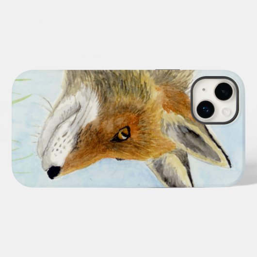Red Fox Case-Mate iPhone Case (Achterkant (horizontaal))