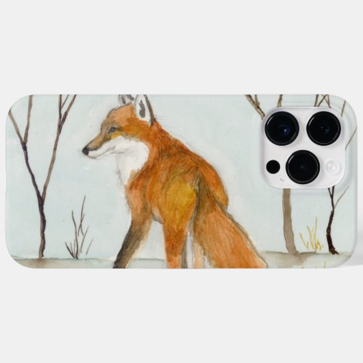 Red Fox Case-Mate iPhone Case (Achterkant (horizontaal))