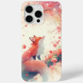 Red Fox Cherry Blossom Tree Case-Mate iPhone Case (Achterkant)