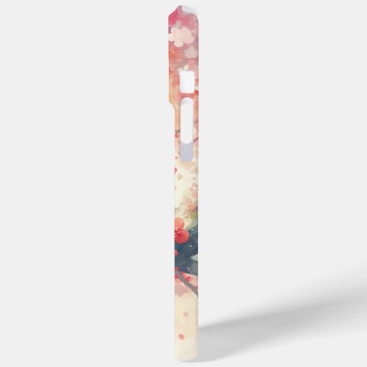 Red Fox Cherry Blossom Tree Case-Mate iPhone Case (Achterkant / Links)