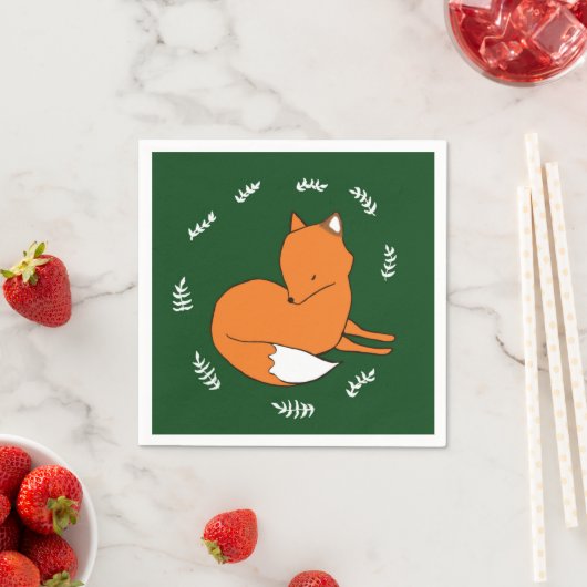 Red Fox Cocktail servet (Insitu)