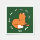 Red Fox Cocktail servet (Voorkant)